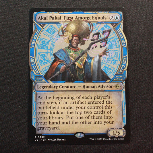 MTG The Lost Caverns of Ixalan LCI Akal Pakal First Among Equals Showcase 292 NM