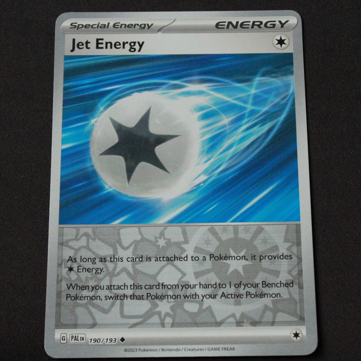 Pokemon SV02: Paldea Evolved Uncommon Holofoil Jet Energy 190 NM