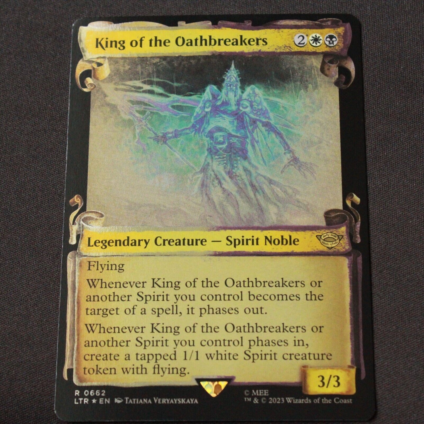 MTG The Lord of the Rings LTR FOIL King of Oathbreakers Showcase Scrolls 662 NM