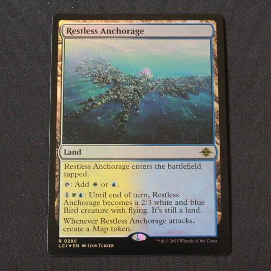 MTG The Lost Caverns of Ixalan (LCI) Rare FOIL Restless Anchorage 280 NM