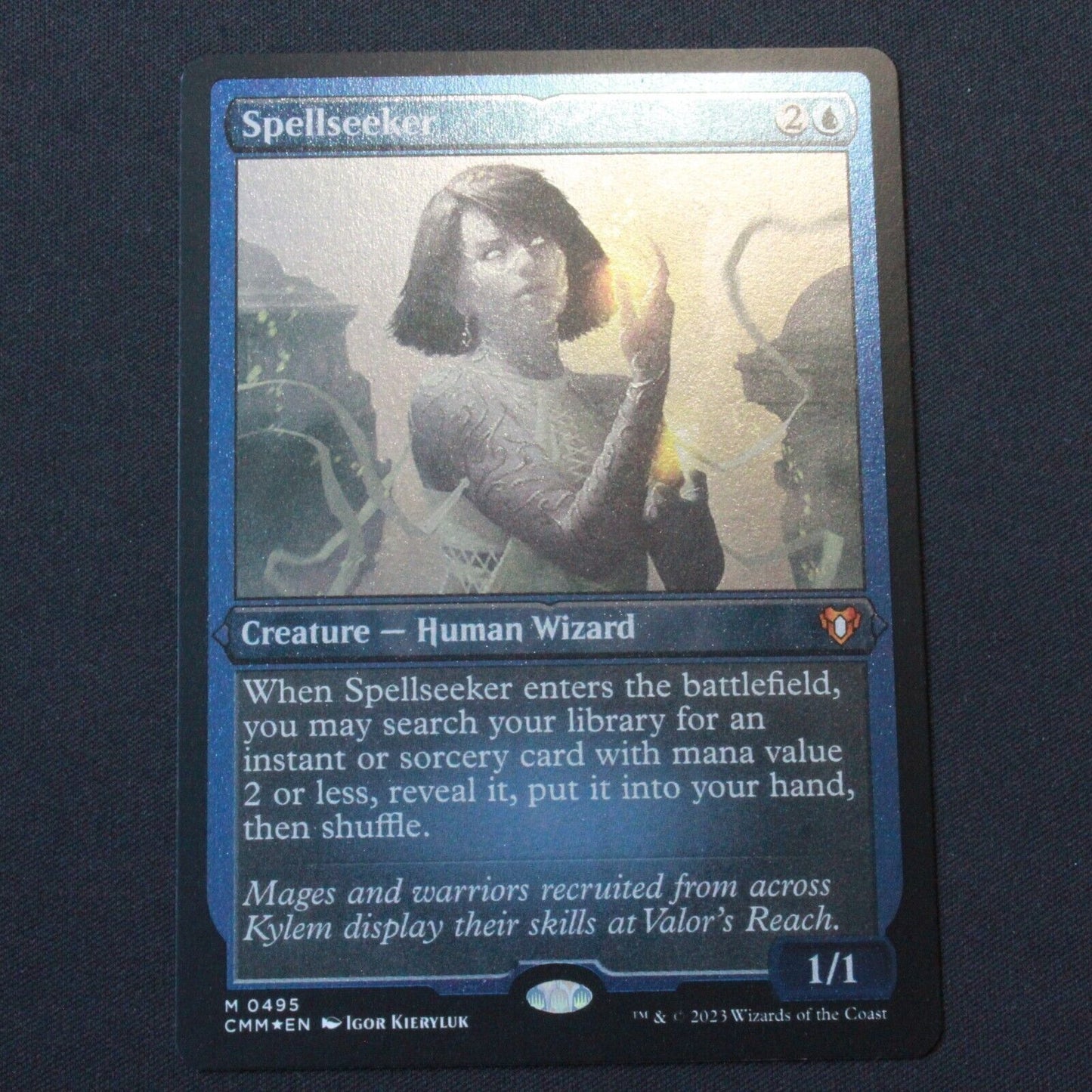 MTG Commander Masters (CMM) Mythic Spellseeker (Foil Etched) 495 NM