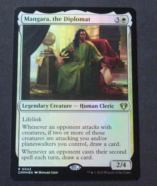 MTG Commander Masters (CMM) Rare FOIL Mangara, the Diplomat 42 NM