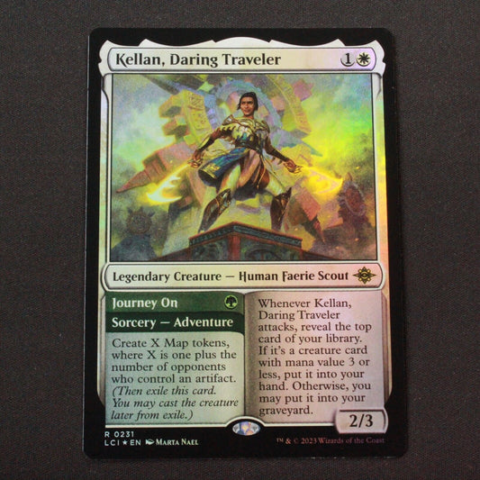 MTG The Lost Caverns of Ixalan (LCI) Rare FOIL Kellan, Daring Traveler 231 NM