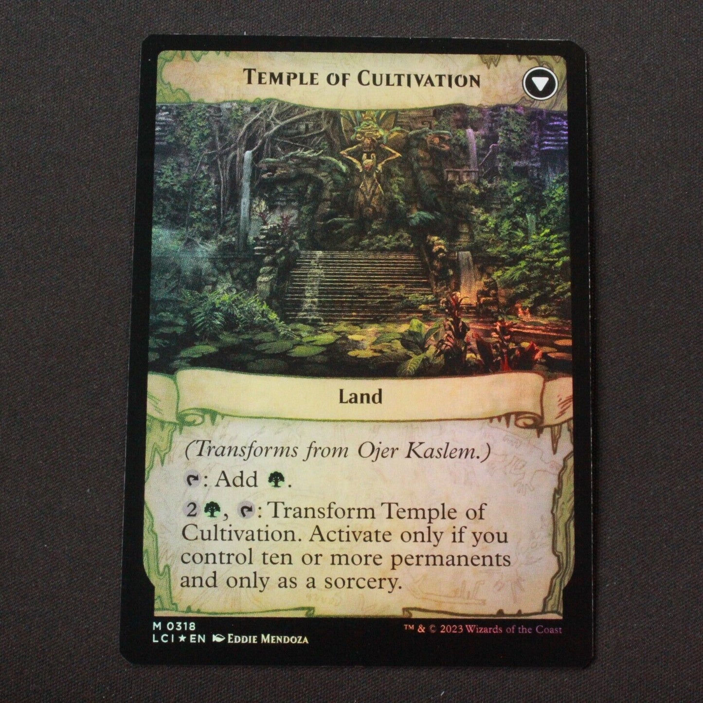 MTG The Lost Caverns Ixalan LCI FOIL Ojer Kaslem Deepest Growth Showcase 318 NM