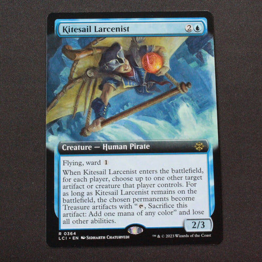 MTG The Lost Caverns of Ixalan LCI Rare Kitesail Larcenist Extended Art 364 NM