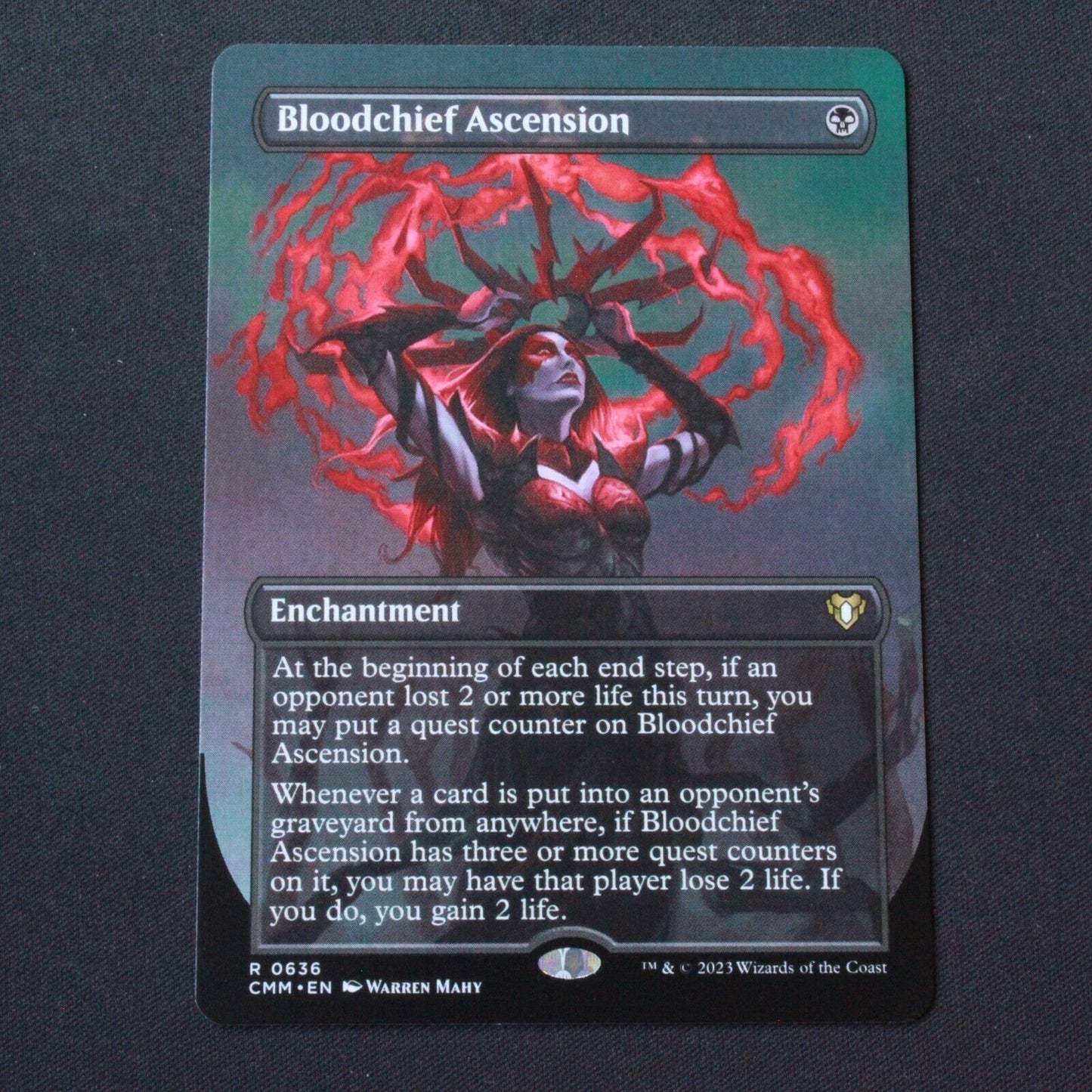 MTG Commander Masters (CMM) Rare Bloodchief Ascension (Borderless) 636 NM