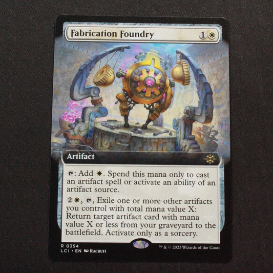 MTG The Lost Caverns of Ixalan LCI Rare Fabrication Foundry Extended Art 354 NM