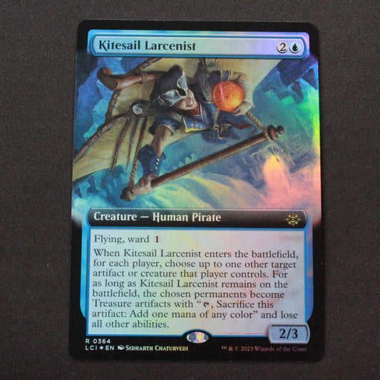 MTG The Lost Caverns of Ixalan LCI FOIL Kitesail Larcenist Extended Art 364 NM