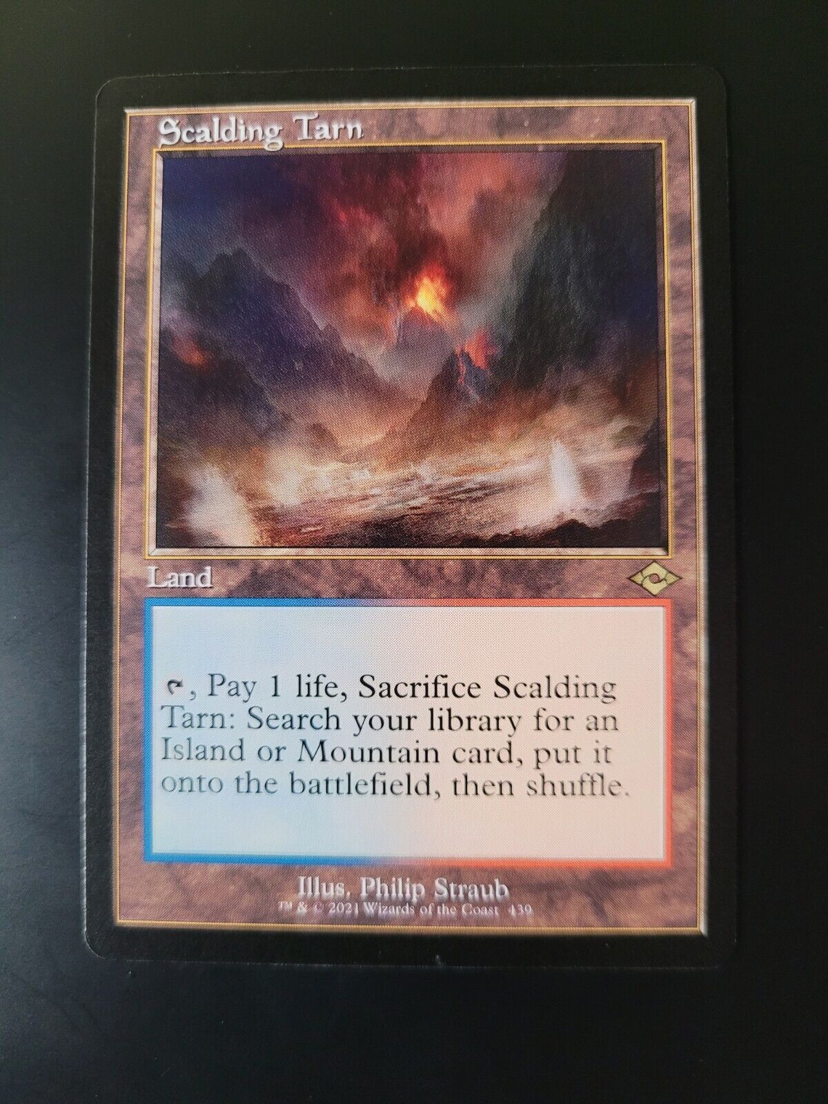 MTG Modern Horizons 2 (MH2) Rare Scalding Tarn (Retro Frame) 439 NM