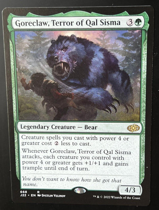 MTG Jumpstart 2022 (J22) Rare Goreclaw, Terror of Qal Sisma 668 NM