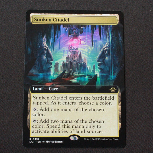 MTG The Lost Caverns of Ixalan (LCI) Rare Sunken Citadel (Extended Art) 392 NM