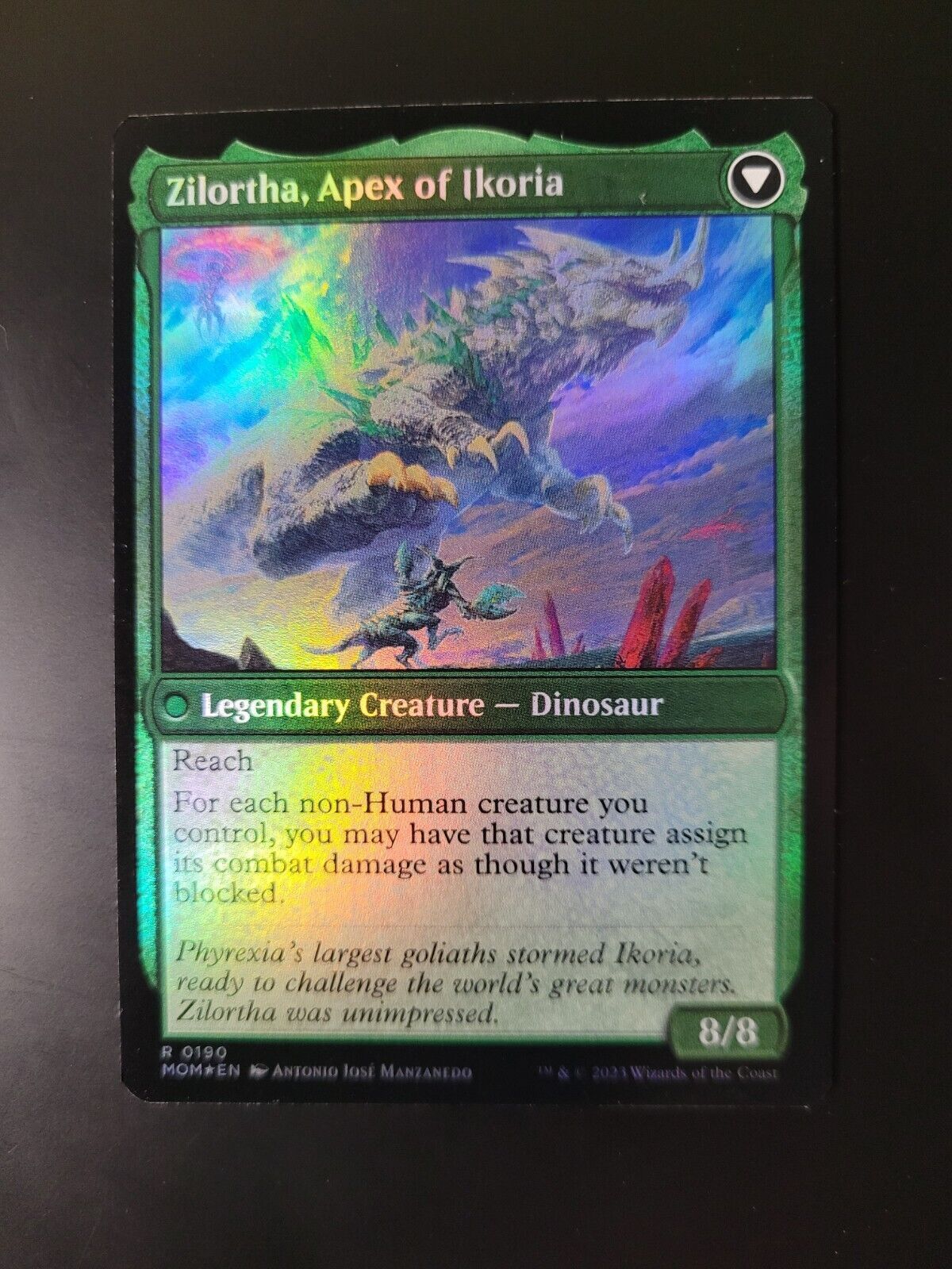 MTG March of the Machine (MOM) Rare FOIL Invasion of Ikoria 190 NM