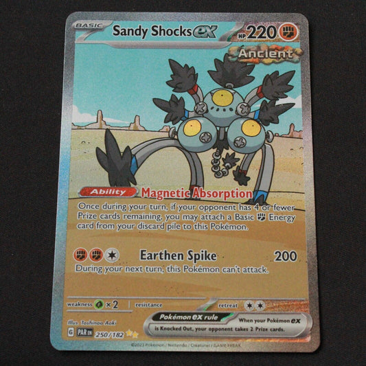 Pokemon SV04: Paradox Rift Special Illustration Rare Sandy Shock ex 250/182 NM