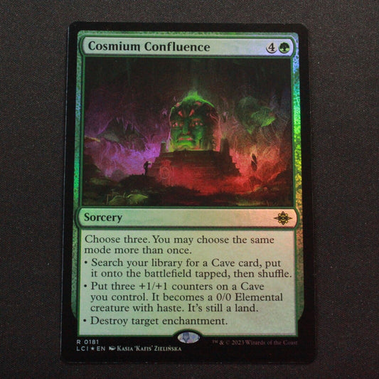 MTG The Lost Caverns of Ixalan (LCI) Rare FOIL Cosmium Confluence 181 NM