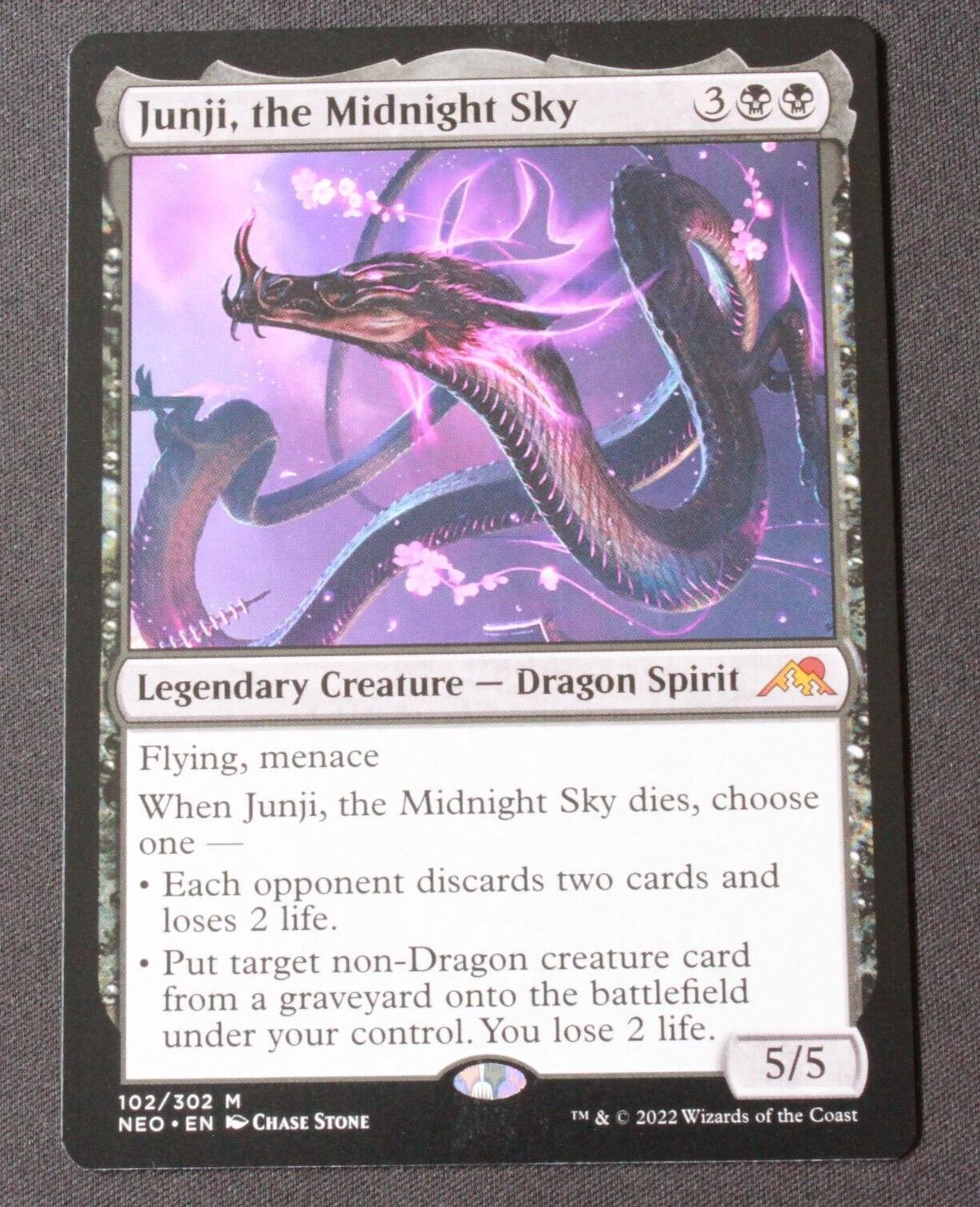 MTG Kamigawa: Neon Dynasty (NEO) Mythic Junji, the Midnight Sky 102 NM