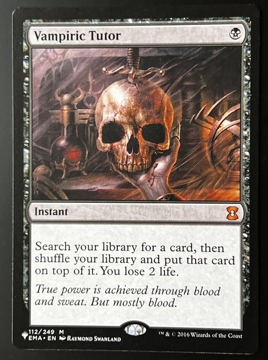 MTG The List (TLP) Mythic FOIL Vampiric Tutor 112 NM