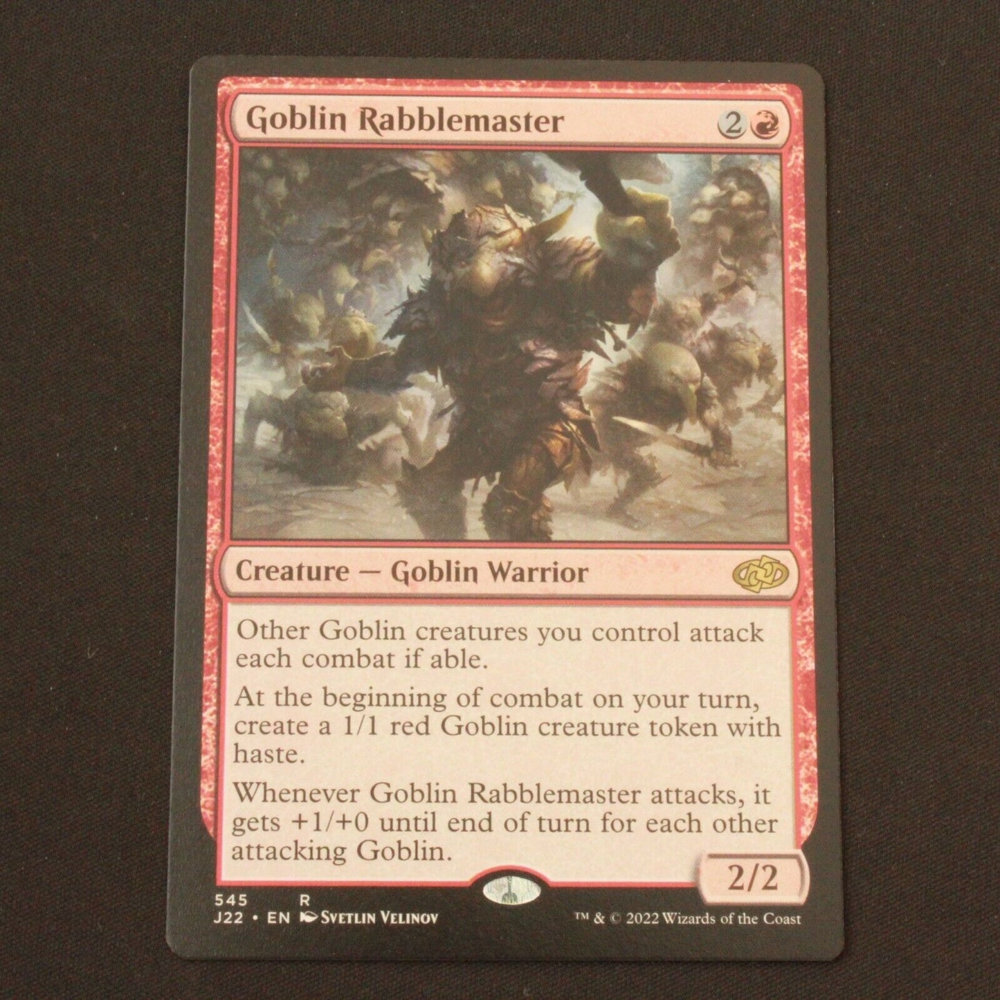 MTG Jumpstart 2022 (J22) Rare Goblin Rabblemaster 545 NM