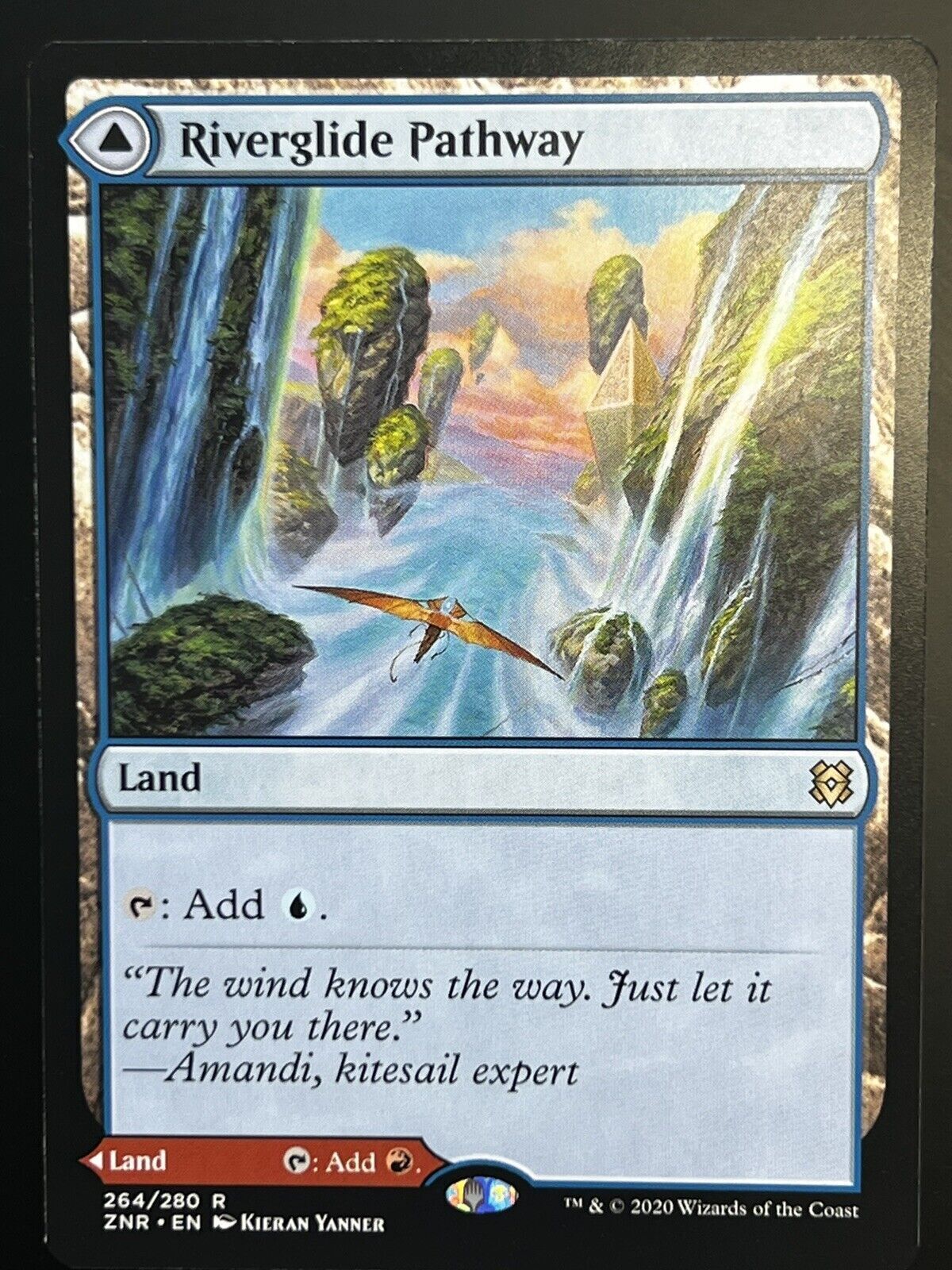 MTG Zendikar Rising (ZNR) Rare Riverglide Pathway 264 NM