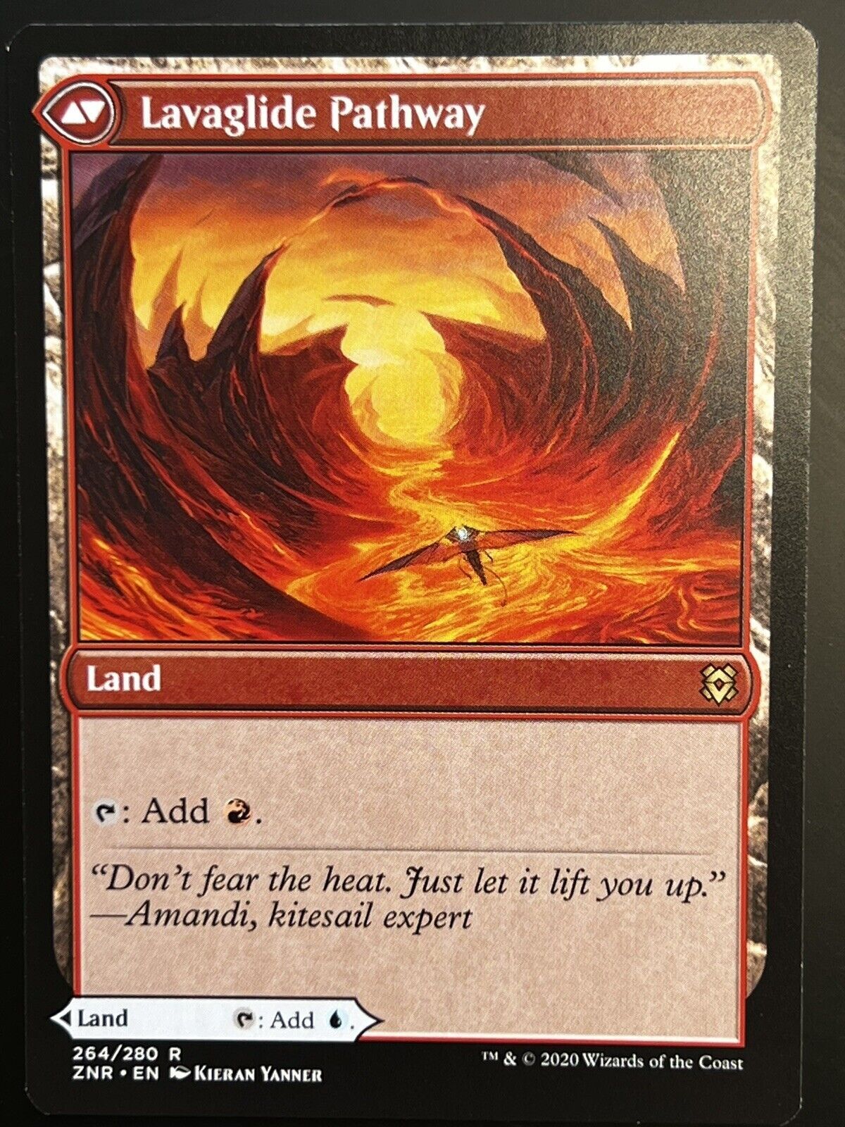 MTG Zendikar Rising (ZNR) Rare Riverglide Pathway 264 NM