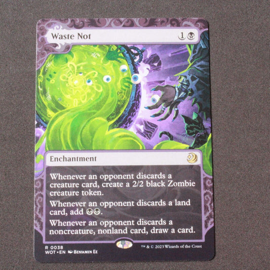 MTG Wilds of Eldraine: Enchanting Tales (WOT) Rare Waste Not 38 NM