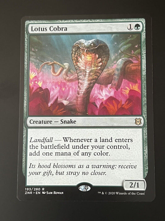 MTG Zendikar Rising  (ZNR) Rare Lotus Cobra 193 NM