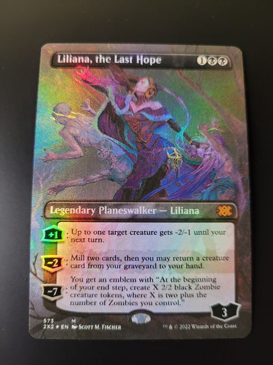 MTG Double Masters 2022 2X2 Mythic Liliana, the Last Hope (Textured Foil) 573 NM