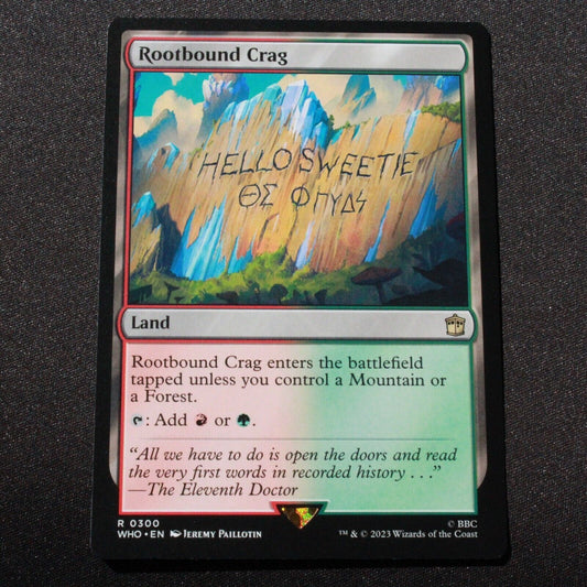 MTG Universes Beyond: Doctor Who (WHO) Rare Rootbound Crag 300 NM