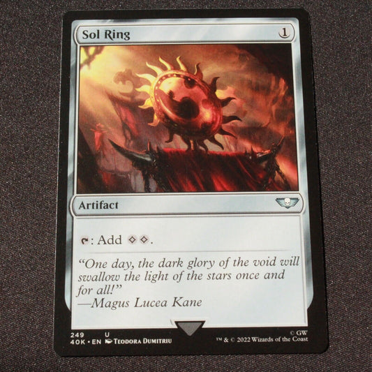 MTG Warhammer 40,000 (40K) Uncommon Sol Ring (250) 250 NM