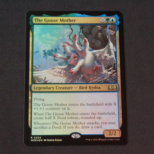 MTG Wilds of Eldraine (WOE) Rare FOIL The Goose Mother 204 NM