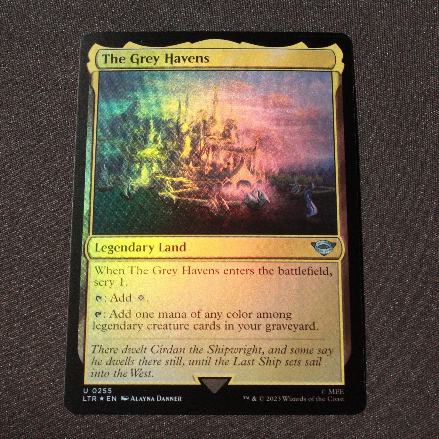 MTG The Lord of the Rings (LTR) Uncommon FOIL The Grey Havens 255 NM