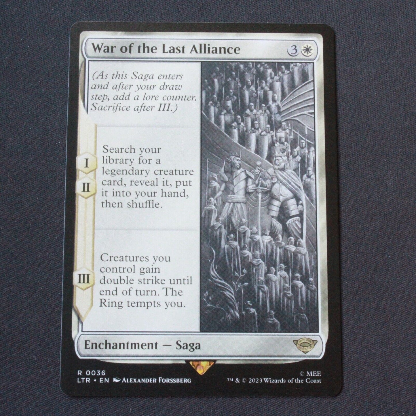 MTG The Lord of the Rings (LTR) Rare War of the Last Alliance 36 NM