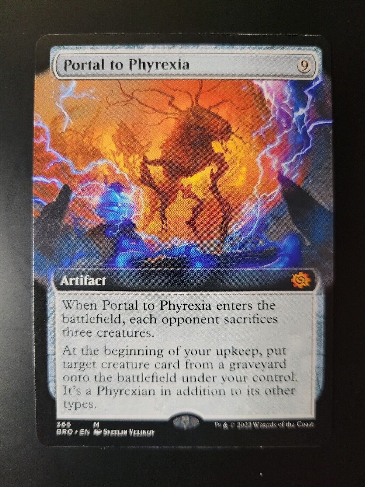 MTG The Brothers' War (BRO) Mythic Portal to Phyrexia (Extended Art) 365 NM