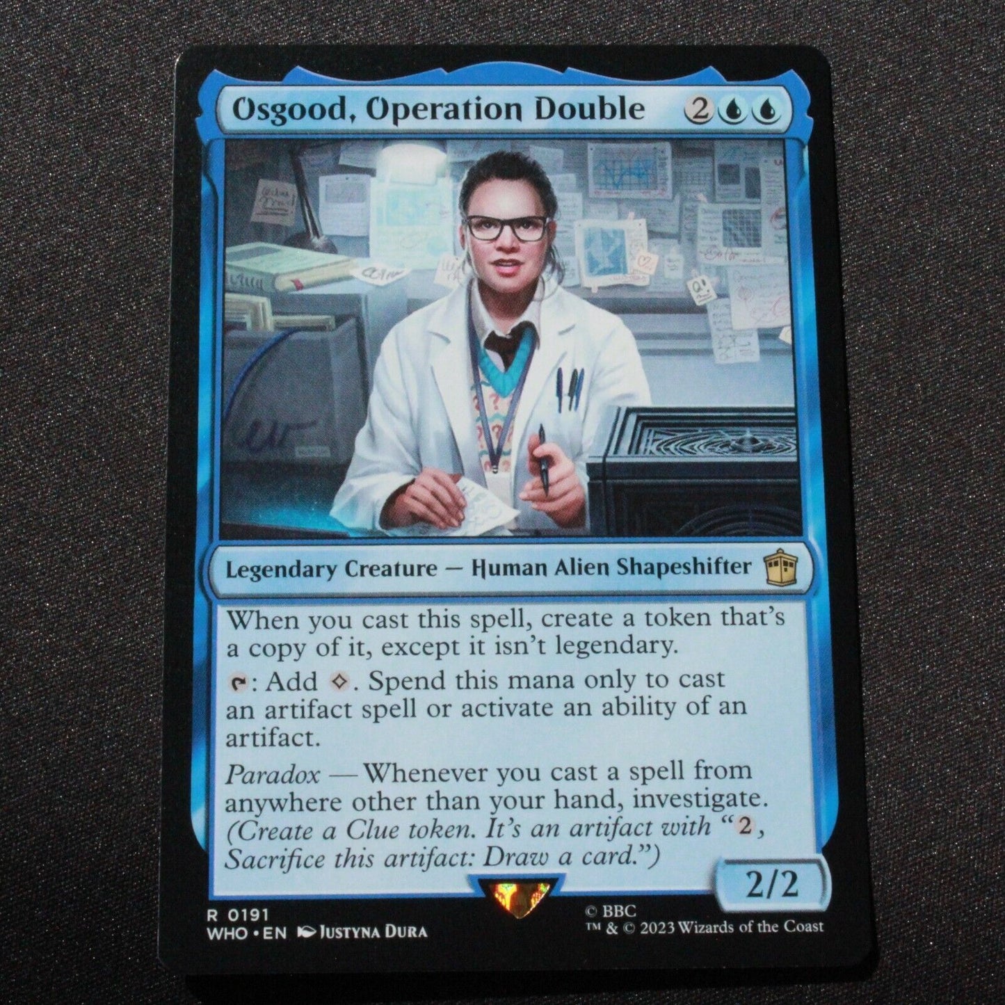 MTG Universes Beyond: Doctor Who (WHO) Rare Osgood, Operation Double 191 NM