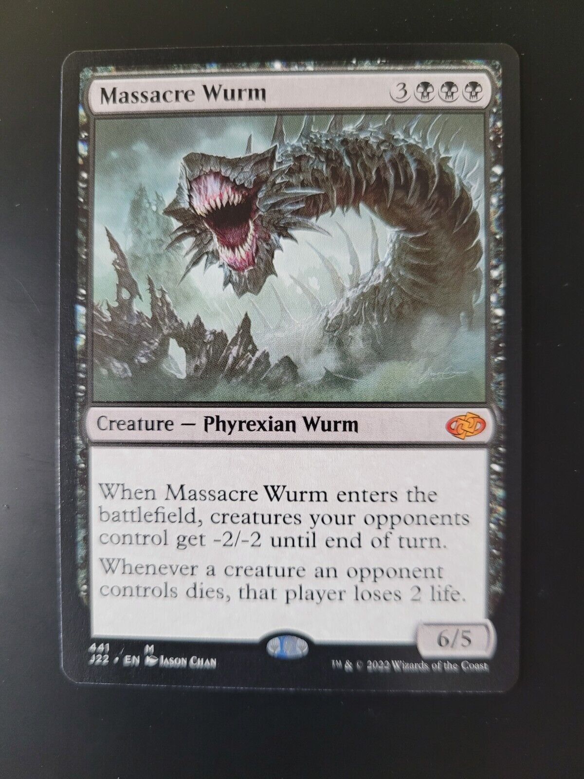 MTG Jumpstart 2022 (J22) Mythic Massacre Wurm 441 NM