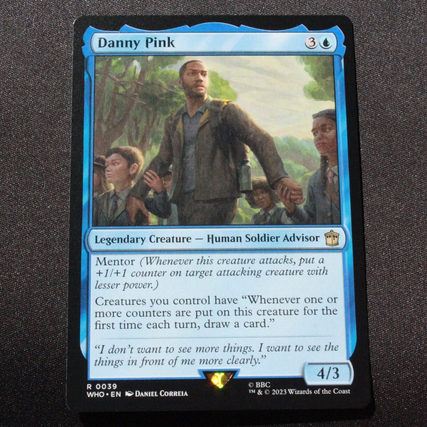 MTG Universes Beyond: Doctor Who (WHO) Rare Danny Pink 39 NM