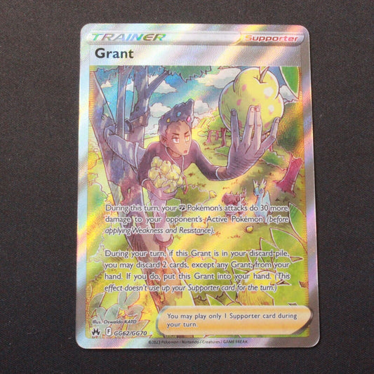 Pokemon Crown Zenith Galarian Gallery Ultra Rare Holofoil Grant GG62/GG70 NM