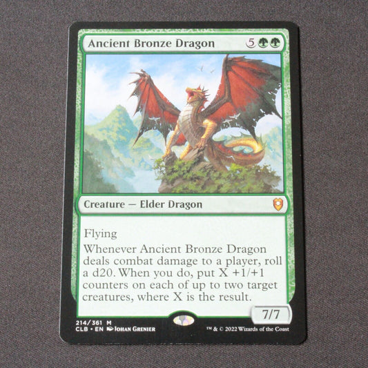 MTG Commander Legends: Baldur's Gate (CLB) Mythic Ancient Bronze Dragon 214 NM