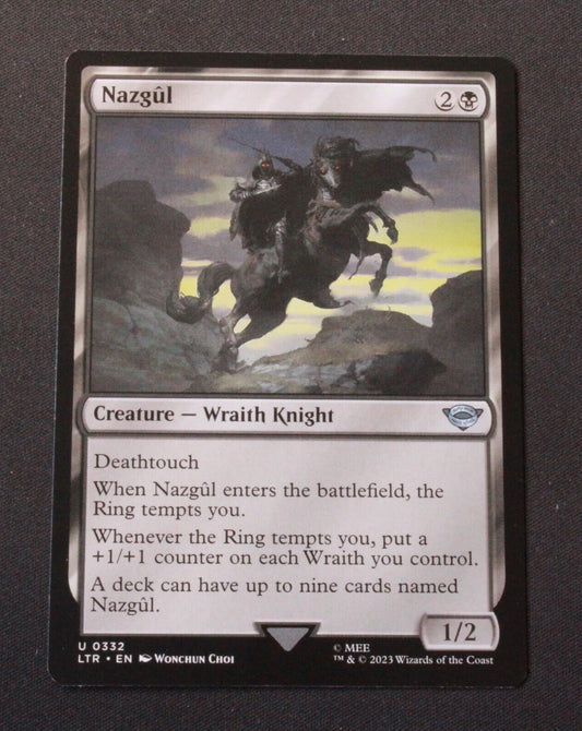 MTG The Lord of the Rings (LTR) Uncommon Nazgul 332 NM