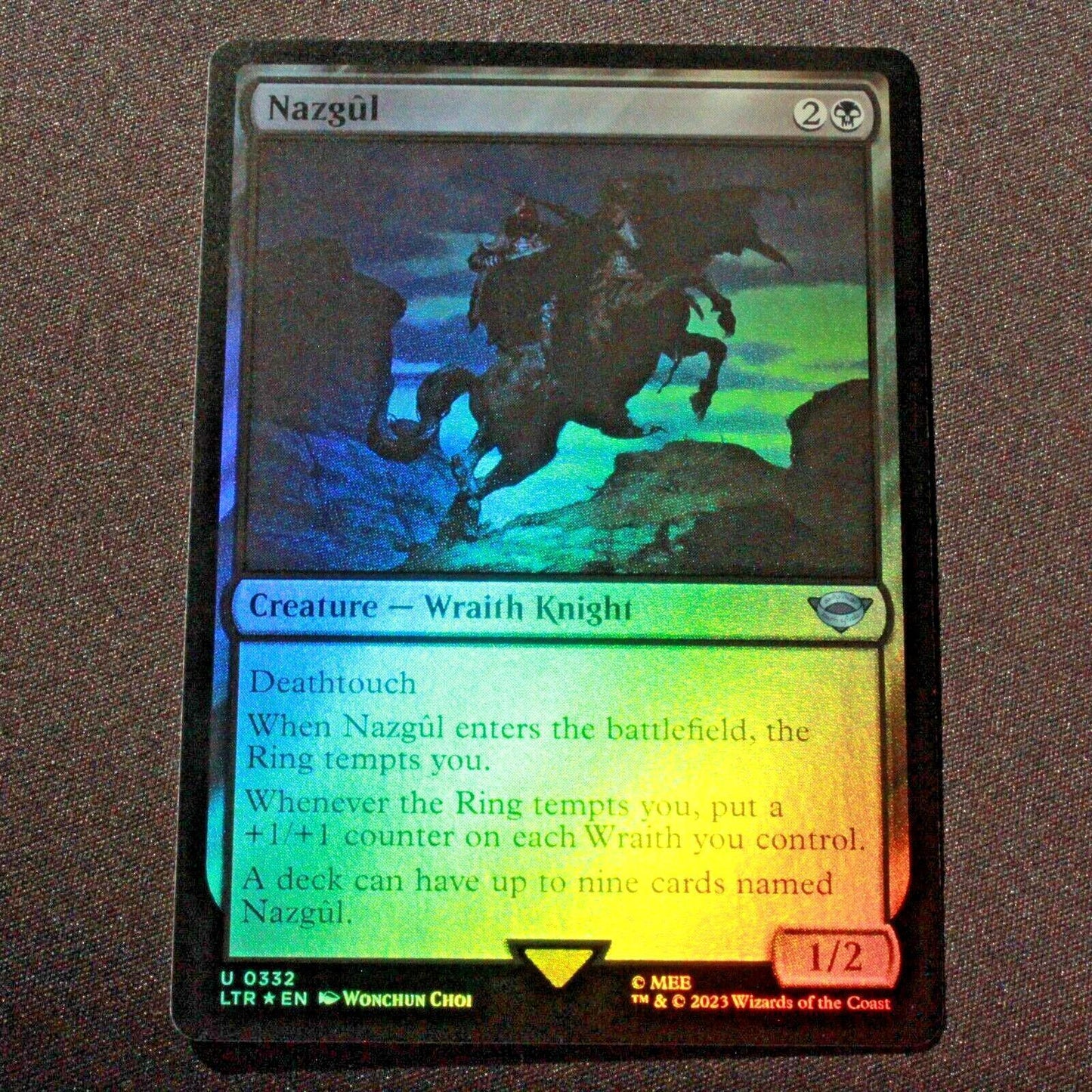 MTG The Lord of the Rings: (LTR) Uncommon FOIL Nazgul (0332) 332 NM