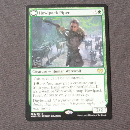 MTG Innistrad: Crimson Vow (VOW) Rare Howlpack Piper 205 NM