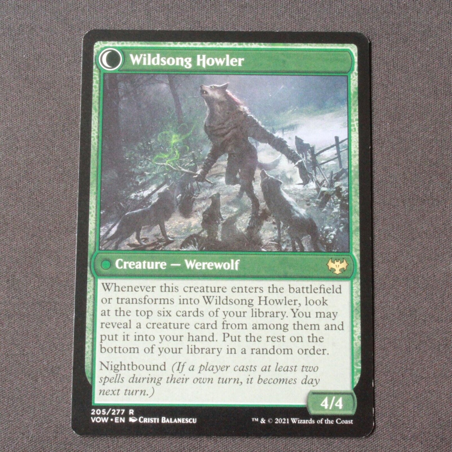 MTG Innistrad: Crimson Vow (VOW) Rare Howlpack Piper 205 NM