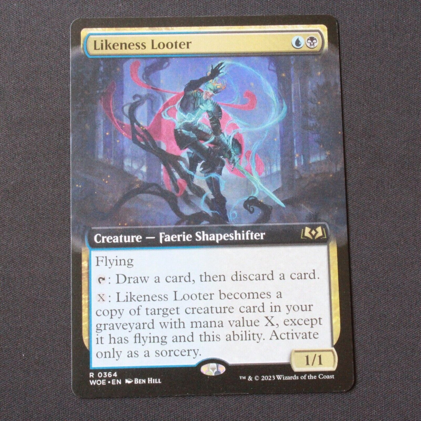 MTG Wilds of Eldraine (WOE) Rare Likeness Looter (Extended Art) 364 NM