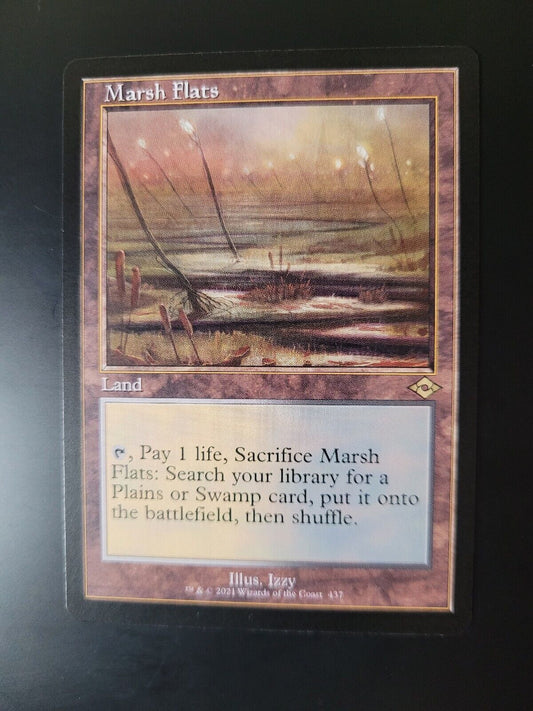 MTG Modern Horizons 2 (MH2) Rare Marsh Flats (Retro Frame) 437 NM