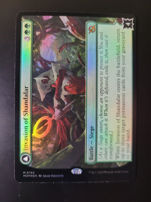 MTG March of the Machine (MOM) Mythic FOIL Invasion of Shandalar 193 NM