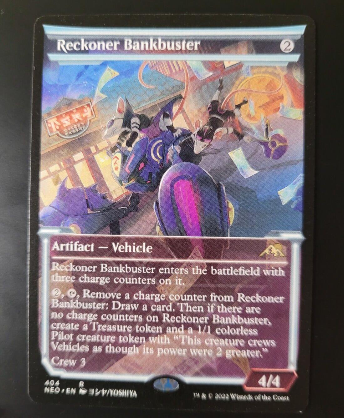 MTG Kamigawa: Neon Dynasty (NEO) Rare Reckoner Bankbuster (Showcase) 404 NM