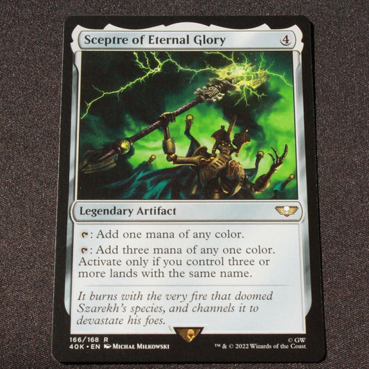 MTG Warhammer 40,000 (40K) Rare Sceptre of Eternal Glory 166 NM