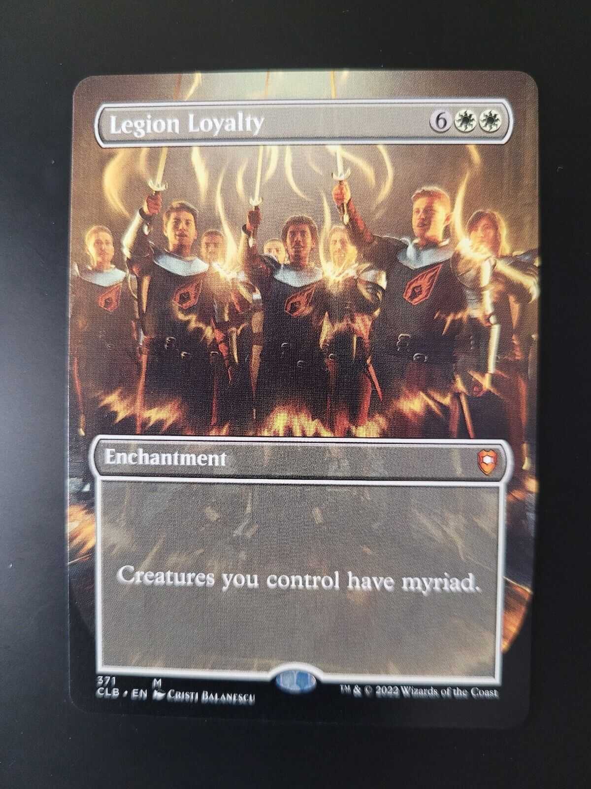 MTG Commander Legends Baldurs Gate CLB Mythic Legion Loyalty Borderless 371 NM