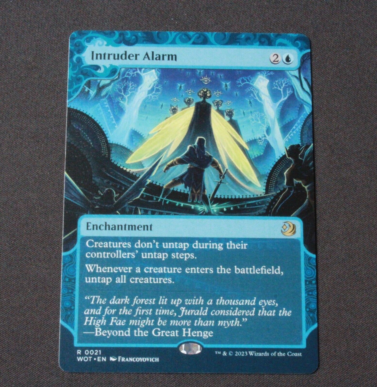 MTG Wilds of Eldraine: Enchanting Tales (WOT) Rare Intruder Alarm 21 NM