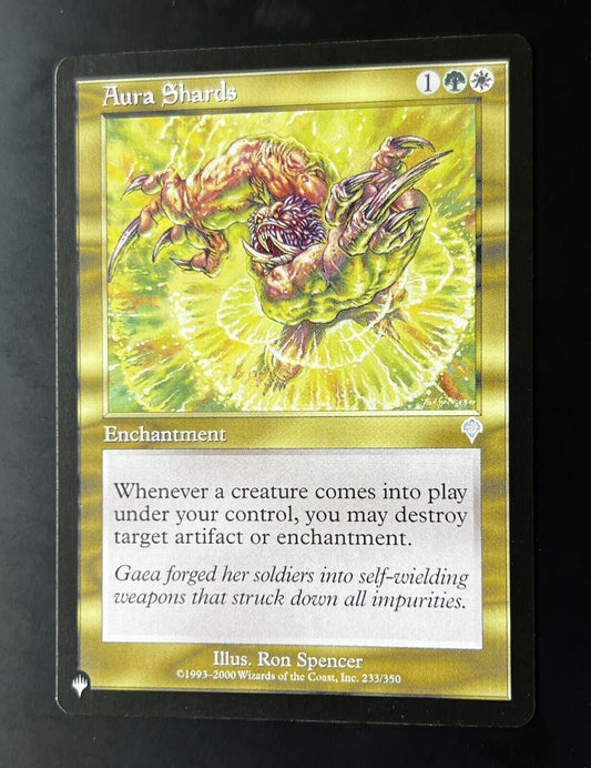 MTG Mystery Booster Cards (MB1) Uncommon Aura Shards (CMD) 182 NM