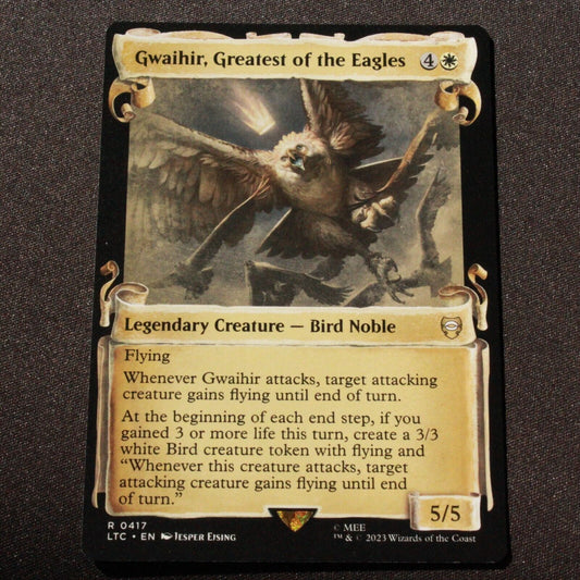 MTG Lord of the Rings LTC Gwaihir Greatest of the Eagles Showcase Scrolls 417 NM